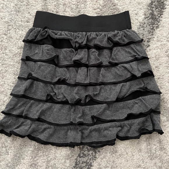 Triple Flip Ruffle Mini Skirt - Picture 1 of 2